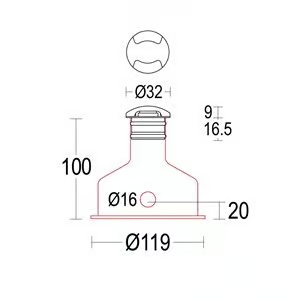 SEGNO WALK 2L - LED walkover light outdoor stainless steel steplight by Ghidini Lighting - view 3